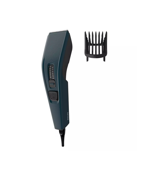 Philips, Hair clipper, HC3505/15, Corded, Number of length steps 13, Step precise 2 mm, Black/Blue