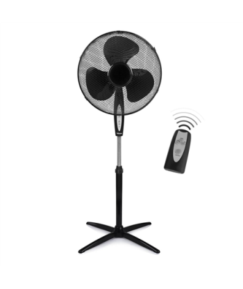 Напольный вентилятор Tristar, Fan, VE-5899, 45 W, Diameter 40 cm, Number of speeds 3, Oscillation, Remote control, Black