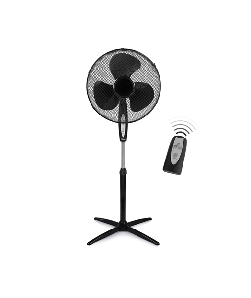 Напольный вентилятор Tristar, Fan, VE-5899, 45 W, Diameter 40 cm, Number of speeds 3, Oscillation, Remote control, Black