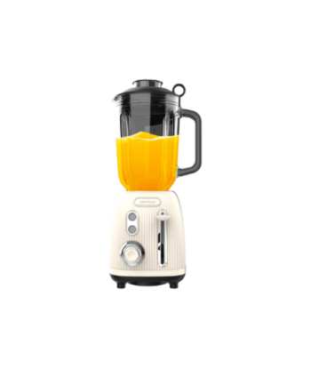 Blender, Power Black Titanium RetroBeige, Cecotec Tabletop, 1200 W, Jar capacity 1.5 L, Jar material Glass, Beige