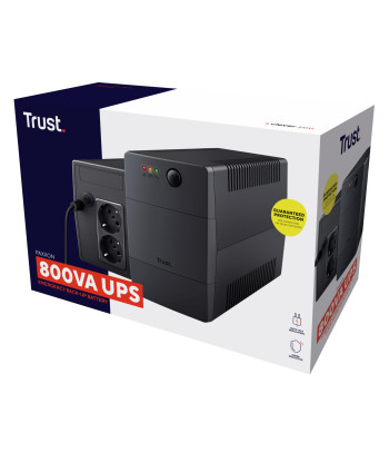 UPS TRUST 480 Watts 800 VA Wave form type Simulated sinewave Desktop/pedestal 23503