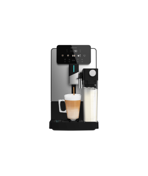 Cecotec Coffee machine, Cremmaet Latte Jar, Pump pressure 19 bar, Automatic, Built-in milk frother, Black/Silver, 1500 W