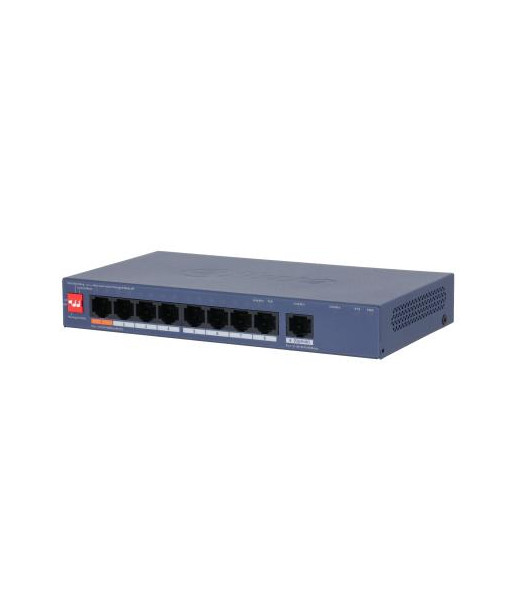 Switch DAHUA CS4009-8ET1GT-60 Switch type Managed Switch layer L2 9xRJ-45 ports RJ-45 Ports Type Gigabit Ethernet