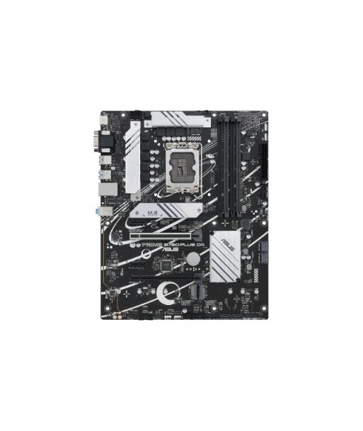 Asus, PRIME B760-PLUS D4, Processor family Intel, Processor socket LGA1700, DDR4, Supported hard disk drive interfaces M.2