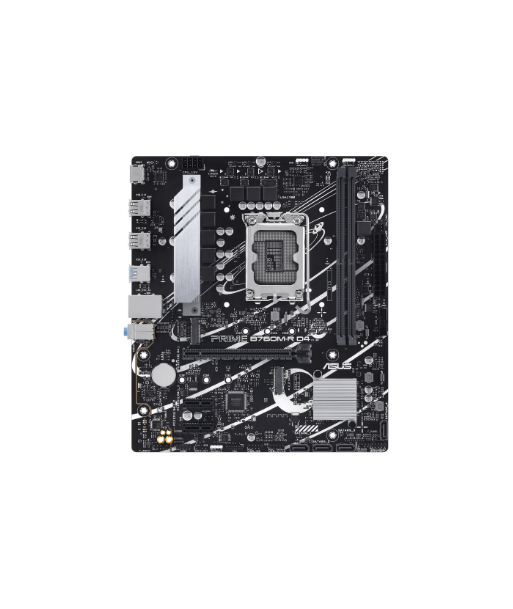 Asus PRIME B760M-R D4, Processor family Intel, Processor socket LGA1700, Number of SATA connectors 4