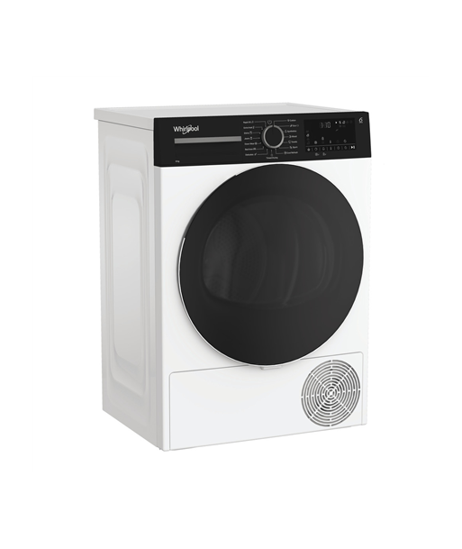Kuivati Whirlpool, WPS D8 WBS EE, Energy efficiency class D, Front loading, 8 kg, Heat pump, Digital, Depth 55 cm, White