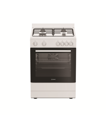 Pliit INDESIT, I6G5KCW, Hob type Gas, Oven type Electric, White, Width 60 cm, Grilling, Depth 60 cm, 72 L