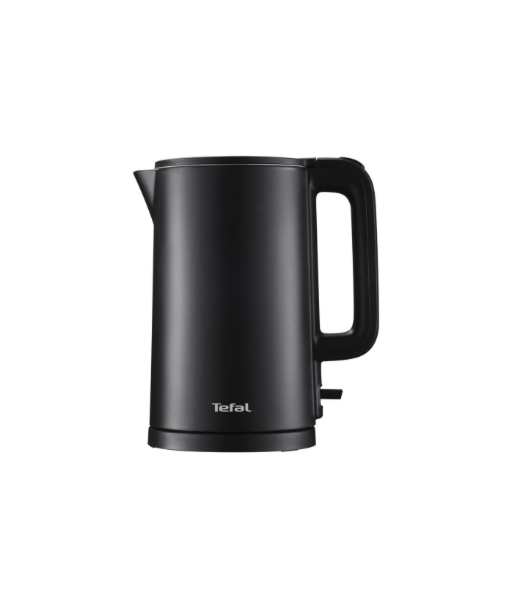 TEFAL, KO1408E0 Thermo Protect, Kettle, Electric, 1500 W, 1.5 L, Stainless steel/Plastic, 360° rotational base, Black