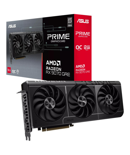 Videokaart ASUS AMD Radeon RX 9070 GRE 2280 MHz 12 GB GDDR6 192 bit PCI Express 5.0 Active PRIME-RX9070GRE-O12G