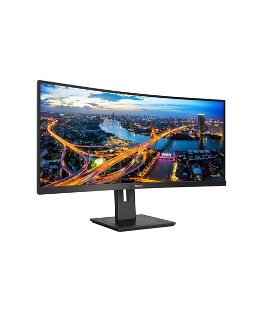 Philips, Curved UltraWide, 345B1C, 34", VA, WQHD, 21:9, 100 Hz, 5 ms, 3440 x 1440, 300 cd/m², HDMI ports quantity 1, Black