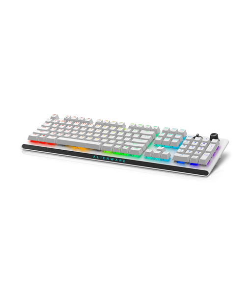 Dell Alienware AW920K Tri-Mode Wireless Gaming Keyboard - Lunar Light, US Layout, RGB LED Dell Alienware AW920K Tri-Mode Wireless Gaming Keyboard - Lunar Light, US Layout, RGB LED
