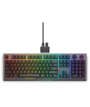 Беспроводная игровая клавиатура Dell Alienware AW920K Tri-Mode - Dark Side of the Moon