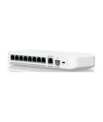 Ubiquiti Flex 2.5G, Flexible, 8-port 2.5 GbE switch, Desktop, Managed, 10 Gbps (RJ-45) ports quantity 1, SFP+ ports quantity 1