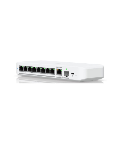 Ubiquiti Flex 2.5G, Flexible, 8-port 2.5 GbE switch, Desktop, Managed, 10 Gbps (RJ-45) ports quantity 1, SFP+ ports quantity 1