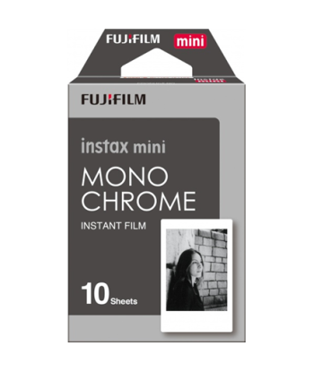 Fujifilm, Instax Mini, Monochrome (10pl) Instant Film, 54 x 86 mm, Quantity 10