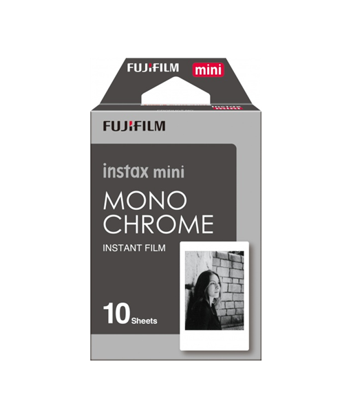 Fujifilm, Instax Mini, Monochrome (10pl) Instant Film, 54 x 86 mm, Quantity 10