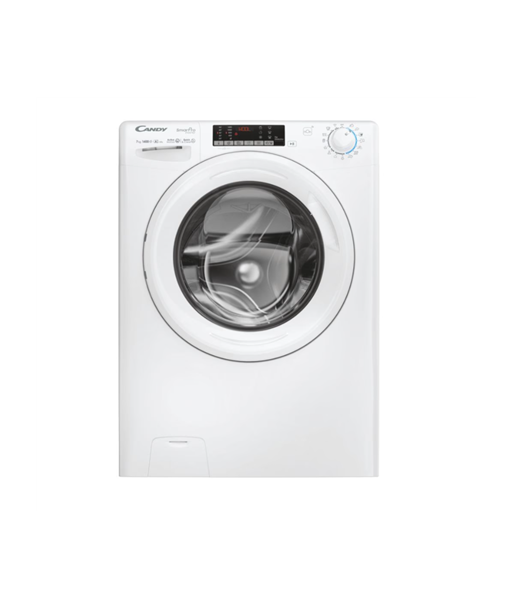 Candy, Washing Machine, CO 474TWM6/1-S, Energy efficiency class A, Front loading, Washing capacity 7 kg, 1400 RPM, Depth 49 cm