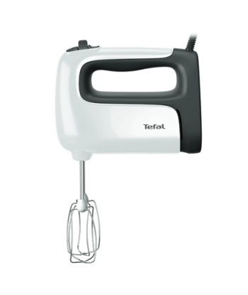 TEFAL, Hand mixer, HT460138 Prep'Mix, 500 W, Hand Mixer, Number of speeds 5, Turbo mode, White/Grey