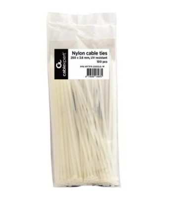 CABLE ACC TIES NYLON 100PCS/NYTFR-250X3.6-W GEMBIRD