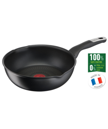 TEFAL Multipan G2557572 Unlimited Pan Frying Diameter 22 cm Suitable for induction hob Fixed handle Black - Noir