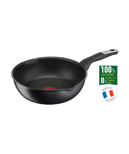 TEFAL Multipan G2557572 Unlimited Pan Frying Diameter 22 cm Suitable for induction hob Fixed handle Black - Noir
