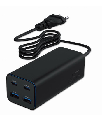 CHARGER USB UNIVERSAL 4P 100W/TA-UC-2A2C-PD100-01-BK GEMBIRD