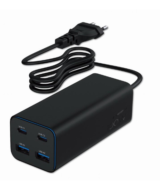 CHARGER USB UNIVERSAL 4P 100W/TA-UC-2A2C-PD100-01-BK GEMBIRD