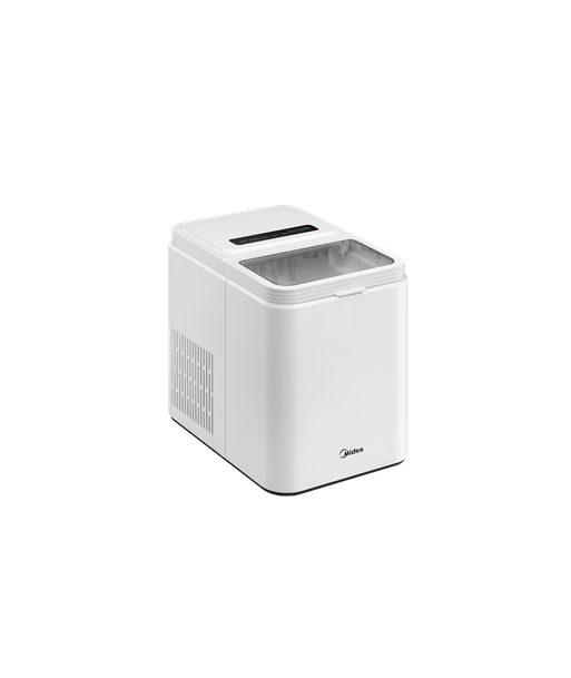 Midea Ice Maker, MERI12BG01EU, Power 180 W, Capacity 1.3 L, White