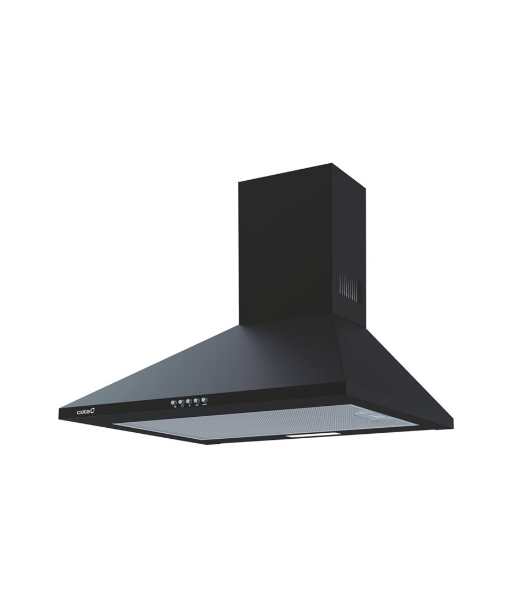 Õhupuhasti CATA, OMEGA 600 BK, Wall mounted, Energy efficiency class C, Width 60 cm, 645 m³/h, Mechanical, LED, Black