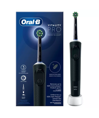 Hambahari Oral-B, Vitality Pro, Rechargeable, For adults, Number of brush heads included 1, Number of teeth brushing modes 3