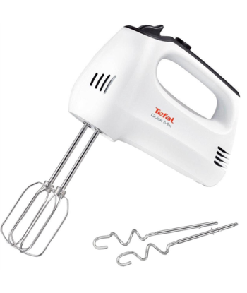 TEFAL Hand mixer, HT3101 QuickMix, Hand Mixer, 300 W, Number of speeds 5, Turbo mode, White