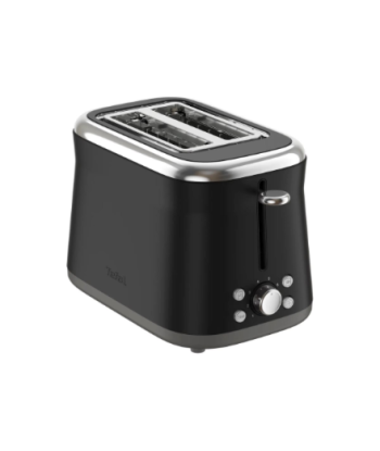 TEFAL Toaster, TT7208E0 Collection Retro, Power 850 W, Number of slots 2, Housing material Stainless steel, Black