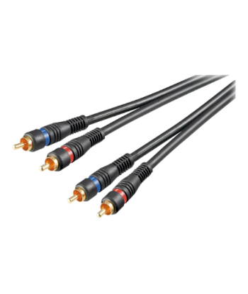 Goobay | Stereo RCA cable 2x RCA, double shielded | 50032