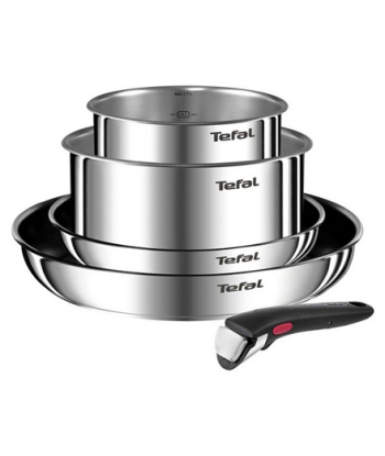 TEFAL, Ingenio Emotion 5-piece Set, L897S574, Frying, Diameter 16/20/22/28 cm, Suitable for induction hob, Removable handle