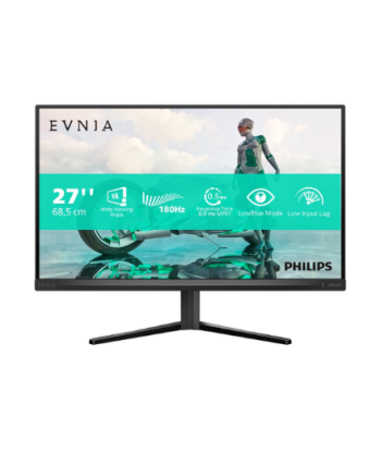 Philips, 27M2N3200S/00, 27", IPS, 16:9, 180 Hz, 1 ms, 1920 x 1080 pixels, 300 cd/m², HDMI ports quantity 2, Black, Warranty 24