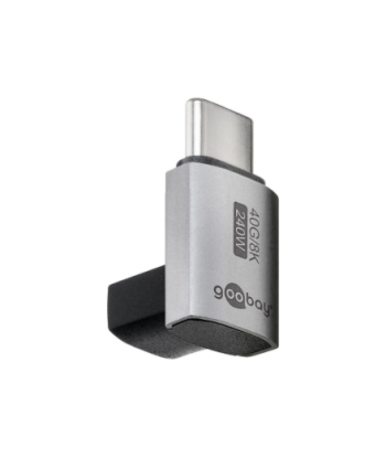 Goobay USB-C Adapter Vertical 90° Short, USB4 | 74444