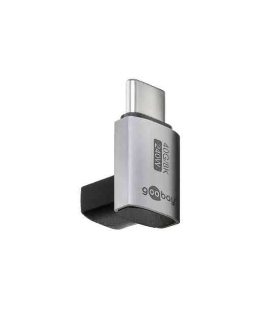Goobay USB-C Adapter Vertical 90° Short, USB4 | 74444