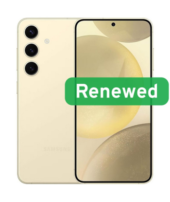 Samsung Renewed Grade A, Samsung Galaxy S24, Amber Yellow, 6.2", Dynamic AMOLED 2X, 128 GB, 5G, Android