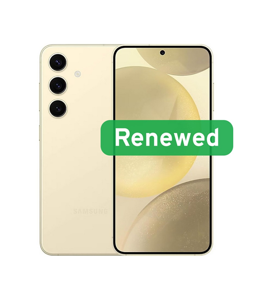 Samsung Renewed Grade A, Samsung Galaxy S24, Amber Yellow, 6.2", Dynamic AMOLED 2X, 128 GB, 5G, Android