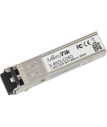 MikroTik S-85DLC05D SFP Multi‑Mode Fiber Module Dual LC 850nm 550m 10/100/1000Mbps