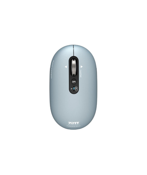PORT CONNECT Mouse, PURE MAC, Wireless, Bluetooth, Pastel Blue