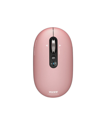 PORT CONNECT Mouse, PURE MAC, Wireless, Bluetooth, Pink