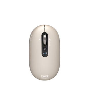 PORT CONNECT Mouse, PURE MAC, Wireless, Bluetooth, Beige Perle
