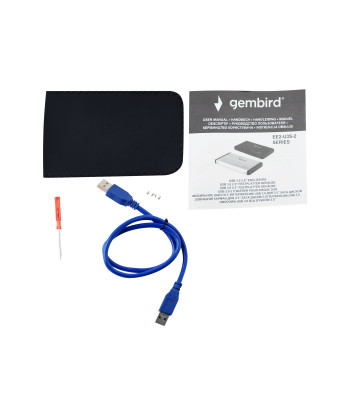 Gembird EE2-U3S-2 SATA 3Gb/s USB 3.0 Korpus 2.5"