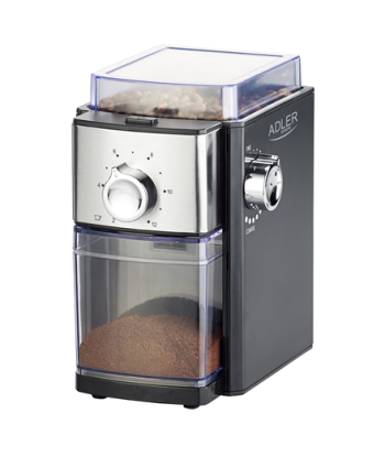 Кофемолка Adler, AD 4448, 300 W, Coffee beans capacity 250 g, Number of cups 12 per container pc(s), Black