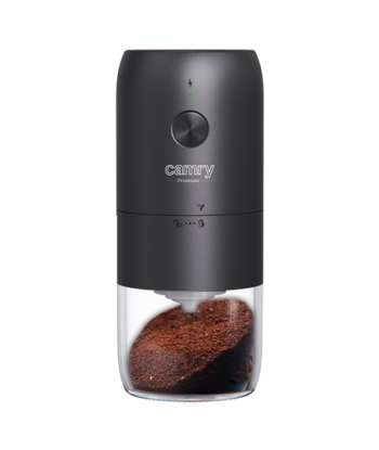 Kohviveski Camry Cordless USB Electric, CR 4302, 25 W, Coffee beans capacity 25-30 g, Black