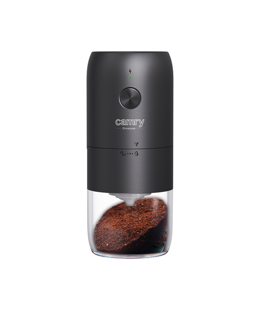 Camry Cordless USB Electric Coffee Grinder, CR 4302, 25 W, Coffee beans capacity 25-30 g, Black