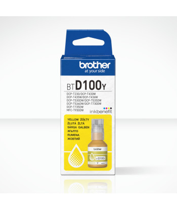 Brother BTD100Y | Ink Bottle | Yellow