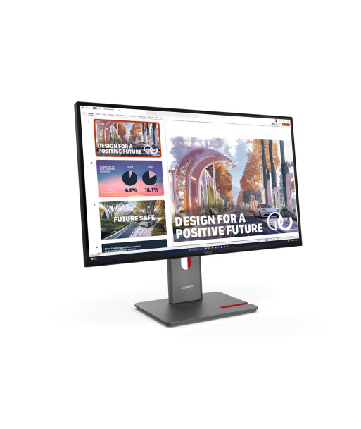 Lenovo, ThinkVision E27Q-40, 27", IPS, QHD, 16:9, 100 Hz, 4 ms, 2560 x 1440 pixels, 350 cd/m², HDMI ports quantity 2, Black