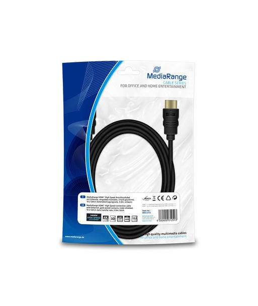 CABLE HDMI-HDMI 3M/MRCS155 MEDIARANGE